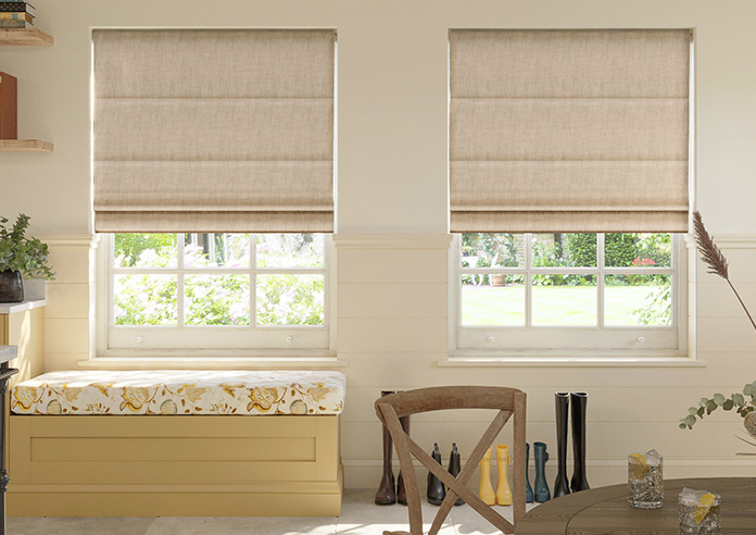 Rhea, Ochre - Roman Blind - Image 3